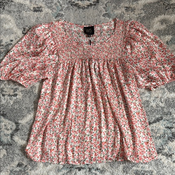Anthropologie W5 Floral Top - Picture 1 of 10